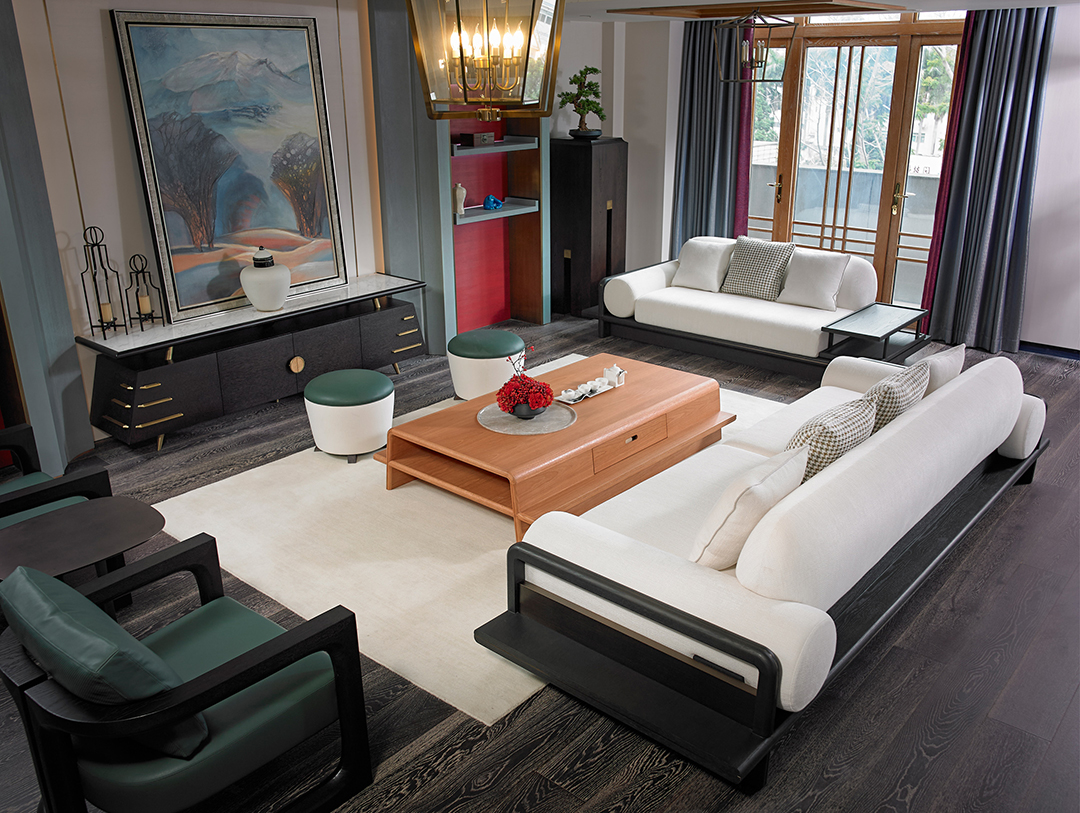 [New in 2025] Qi Yun Dongfang: Wisdom and philosophy of modern Chinese living room | 3rd generation Dajinghua modern Chinese style