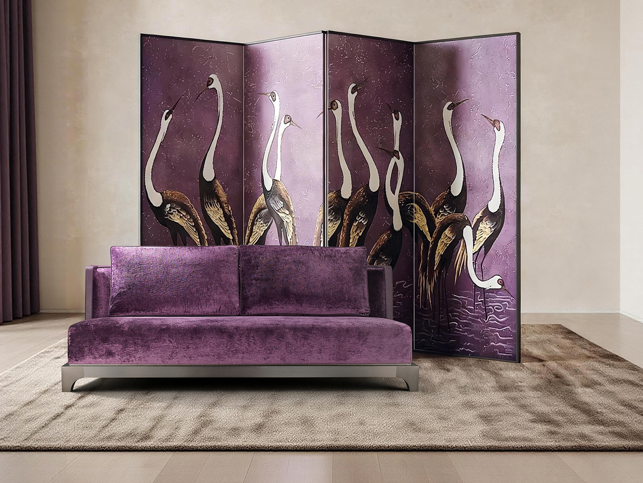 Purple air comes from the east·The ground is soft｜The third generation of Dajinghua modern Chinese style